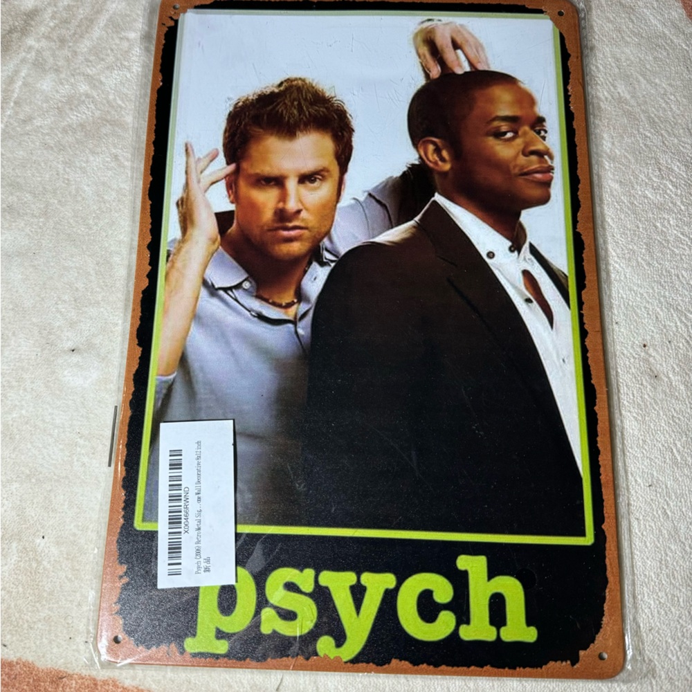 Psych Retro Metal Sign